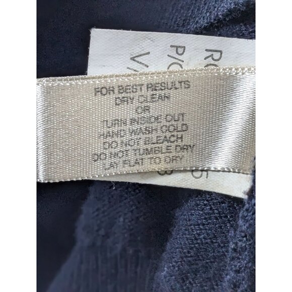 Cutter Buck Ryder Cup Oakland Hills Navy Blue V-Neck Sleeveless Sweater Vest Lrg - Picture 6 of 10